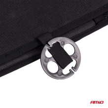 Karoliukų puoštas fotelio kilimėlis su nugaros atrama ir galvos atrama AMIO-03648