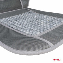 Beaded seat mat with back support for the car AMIO-03643
