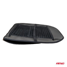 Beaded seat mat with back support for the car AMIO-03642