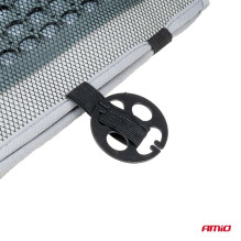 Beaded seat mat with back support for the car AMIO-03641