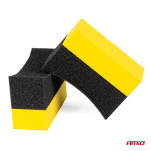 Car tire applicator sponge set of 2 AMIO-04018