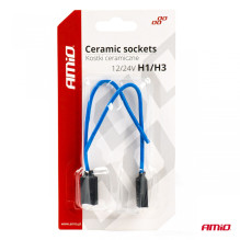 Kostki ceramiczne proste H1 H3 gniazdo wtyczka AMIO-03050
