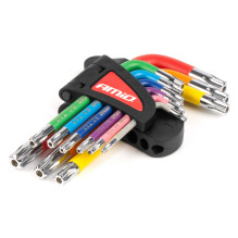 Trumpų TORX raktų rinkinys, 9 vnt. S2 AMIO-04300