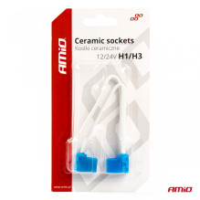 Kostki ceramiczne kątowe H1 H3 wtyczka gniazdo AMIO-03051