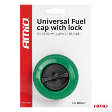 Universal emergency fuel filler cap with lock AMIO-04048