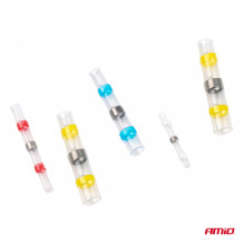 Konektory złączki z cyną koszulki termokurczliwe 100 szt. AMIO-03034