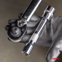 Klucz dynamometryczny z nasadką 17 mm 19 mm 21 mm 40-210 Nm AMIO-02407
