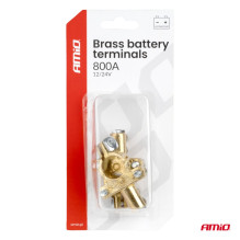 Brass battery terminals 800 A 2 pcs AMIO-04390