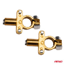 Brass battery terminals 800 A 2 pcs AMIO-04390
