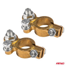 Brass battery terminals 800 A 2 pcs AMIO-04392