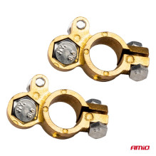 Brass battery terminals 800 A 2 pcs AMIO-04392