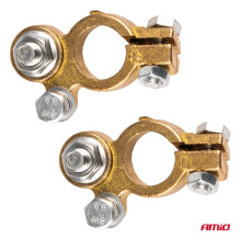 Brass battery terminals 800 A 2 pcs AMIO-04392