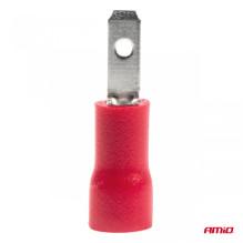Konektory izolowane męskie płaskie 2.8mm 0.5-1.5mm2 10A 10 szt. AMIO-03064