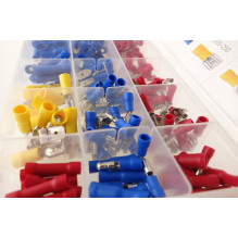 Końcówki elektryczne konektory zestaw 250 szt. AMIO-02339