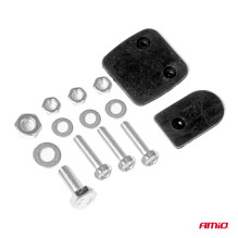 Garsinis signalas, fanfarinis, chromuotas, 12 V, AMIO-03618