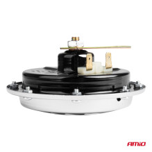 Chromuotas signalinis signalas 125 mm 12V AMIO-04074