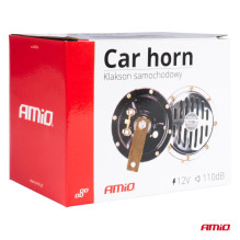 Horn horn chrome 125 mm 12V AMIO-04074