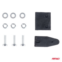 Chromuotas sirenos fanfarų garso signalas 640 mm 12V 24V AMIO-04076