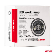 LED darbo lempa GHOST vaiduoklis papildomas dekoratyvinis 12V 24V AMIO-03696