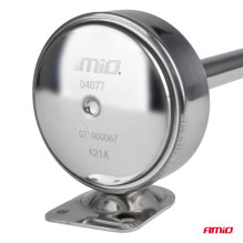 Chromuotas sirenos fanfarų garso signalas 520 mm 12V 24V HighTone AMIO-04077