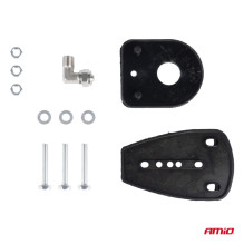 Horn fanfare sound signal chrome 520 mm 12V 24V HighTone AMIO-04077