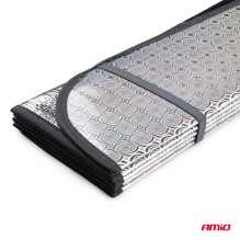 Foldable sunshade for glass 130x60cm AMIO-04373