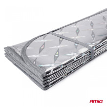 Osłona na szybę 130x60cm przeciwsłoneczna składana AMIO-02907
