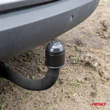 Towbar ball cover black AMIO-04388