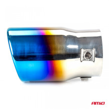 Końcówka tłumika wydechu stal nierdzewna MT 017BLC opalana AMIO-02197