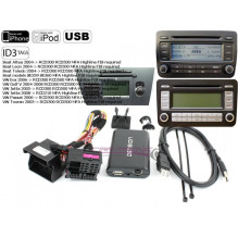 Cyfrowa zmieniarka Dension USB,iPod,iPhone,AUX,ID3 - VW RCD300,RCD500