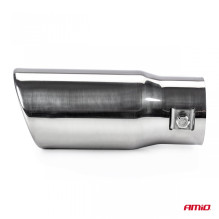 Końcówka tłumika wydechu stal nierdzewna MT 011 chrom AMIO-01311 Końcówka tłumika wydechu stal nierdzewna MT 011 chrom AMIO-01311