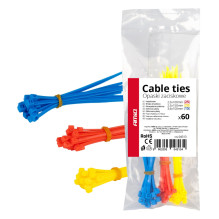 Multicolored plastic cable...