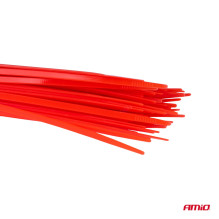 Multicolored plastic cable ties, set of 60 AMIO-04313