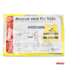 Children's yellow dinosaur reflective vest AMIO-03936