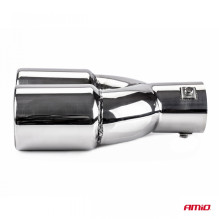 Końcówka tłumika wydechu stal nierdzewna MT 008 chrom AMIO-01308 Końcówka tłumika wydechu stal nierdzewna MT 008 chrom AMIO-01308
