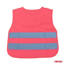 Children's pink reflective warning vest AMIO-03987