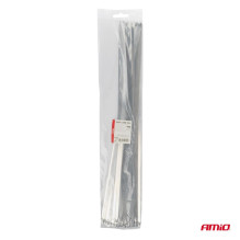 Stainless steel metal cable ties 7.9x600mm 100 pcs AMIO-04327