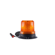 Lampa ostrzegawcza błyskowa kogut 80 LED magnes R10 12V 24V W14M AMIO-01503