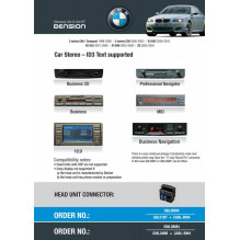 Cyfrowa zmieniarka Dension Bluetooth,USB,iPod,iPhone,AUX - BMW E46,E39,X3,X5,Z4 Mini