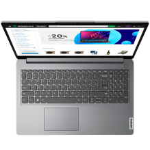 LENOVO IdeaPad 1 , AMD Ryzen 3 7320U , 15.6" HD (1366x768) TN 220nits Anti-glare, 8GB, SSD 256GB, Free DOS, grey