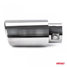 Końcówka tłumika wydechu stal nierdzewna MT 003 chrom AMIO-01303