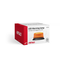 Lampa ostrzegawcza błyskowa kogut 36 LED śruby R65 R10 12V 24V W03b AMIO-02296