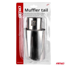 Išmetimo duslintuvo antgalis iš nerūdijančio plieno, chromuotas AMIO-04064