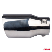 Išmetimo duslintuvo antgalis, nerūdijantis plienas, chromas, AMIO-04060