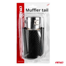 Exhaust muffler tip stainless steel carbon AMIO-04065
