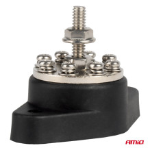 Akumuliatoriaus jungčių paskirstymo blokas, 8 dalių, maks. 48 V, 160 A, AMIO-03807