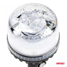 Lampa ostrzegawcza błyskowa kogut 24 LED W25P 12V 24V AMIO-03338