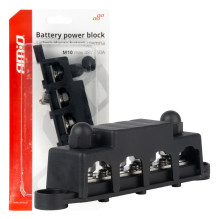 Neigiamo įžeminimo paskirstymo bloko šyna M10 12V - 48V 250A AMIO-03811