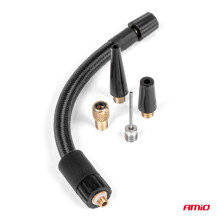 Belaidis automobilio kompresorius, elektrinis dviračio pompa, 40 W, išorinė baterija ACOMP-20 AMIO-03690