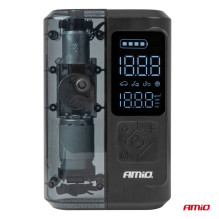 Car compressor wireless rechargeable power bank LED USB-C 40W AMIO-04378